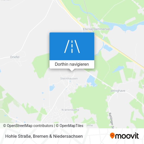 Hohle Straße Karte