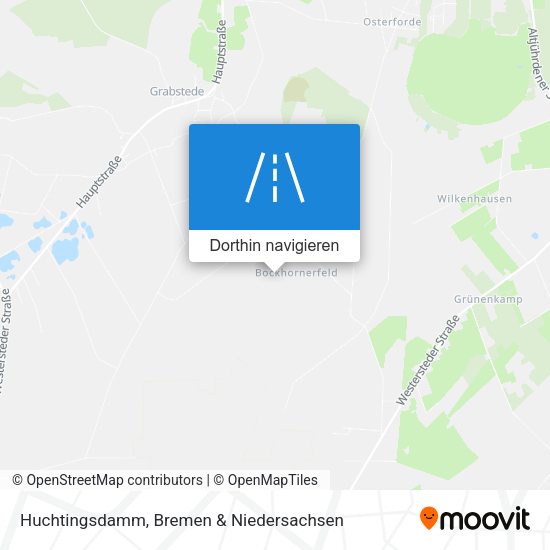 Huchtingsdamm Karte