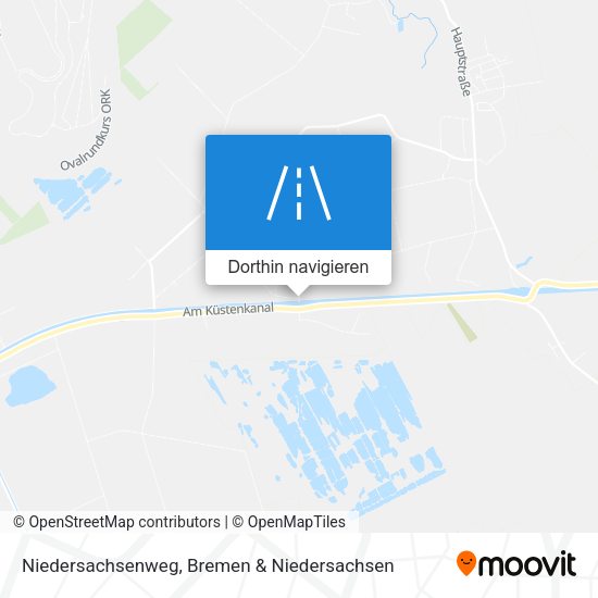 Niedersachsenweg Karte