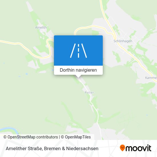 Amelither Straße Karte