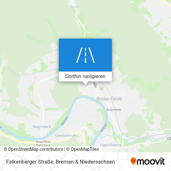 Falkenberger Straße Karte