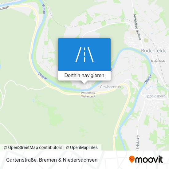 Gartenstraße Karte