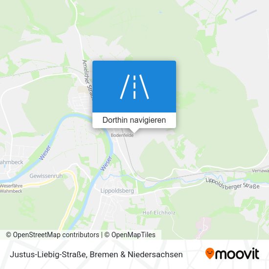 Justus-Liebig-Straße Karte