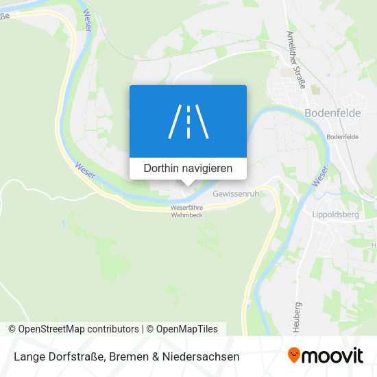 Lange Dorfstraße Karte