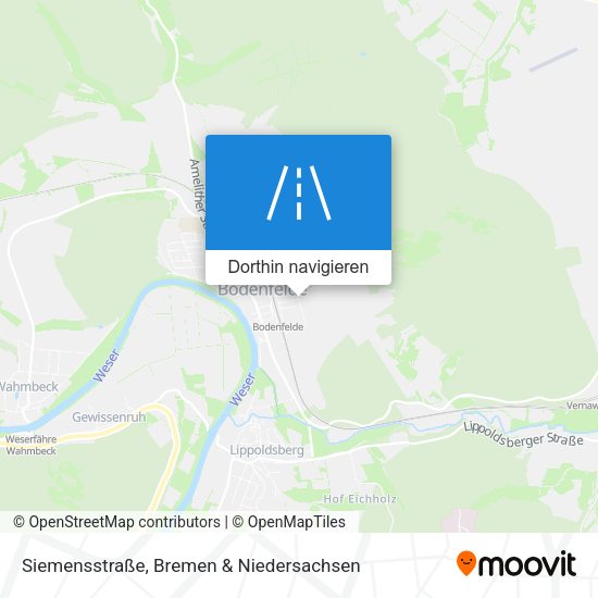 Siemensstraße Karte