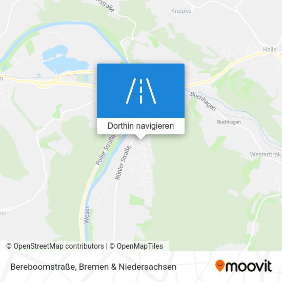 Bereboomstraße Karte