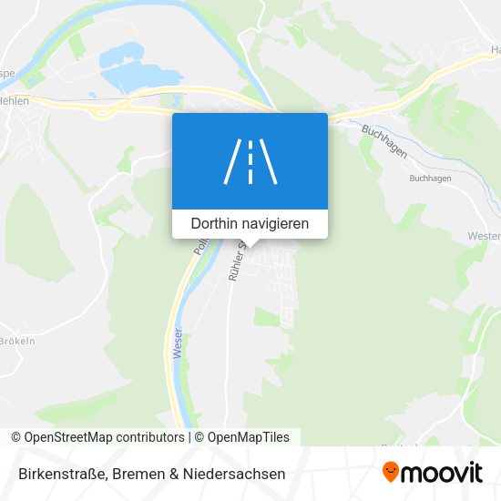 Birkenstraße Karte