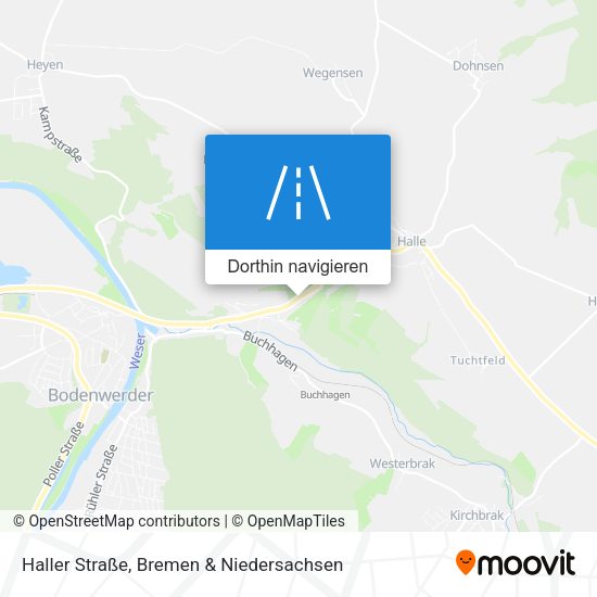 Haller Straße Karte