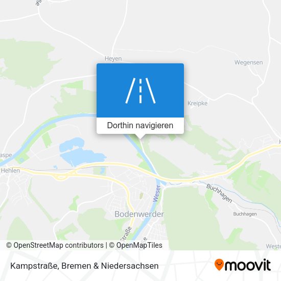 Kampstraße Karte