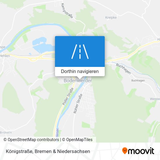 Königstraße Karte