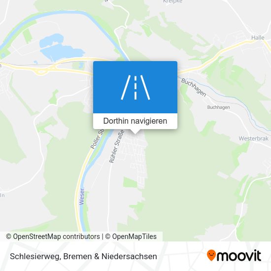 Schlesierweg Karte