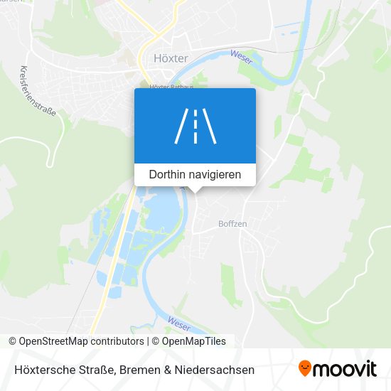 Höxtersche Straße Karte
