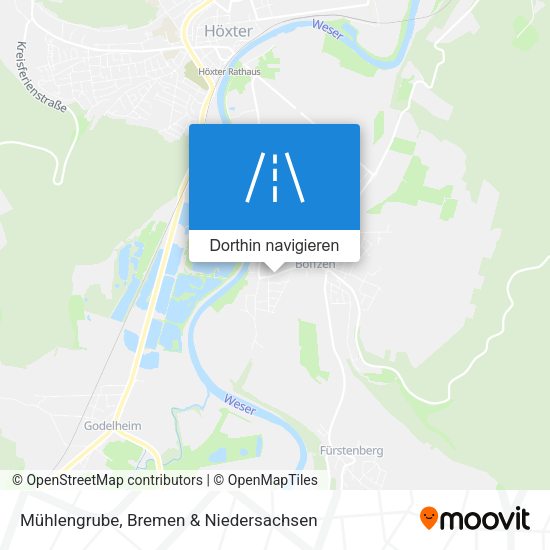 Mühlengrube Karte