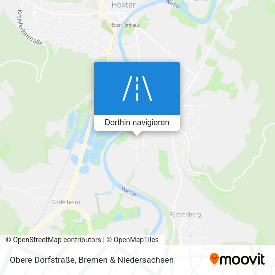 Obere Dorfstraße Karte