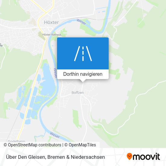 Über Den Gleisen Karte