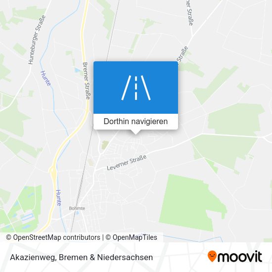 Akazienweg Karte