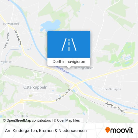 Am Kindergarten Karte
