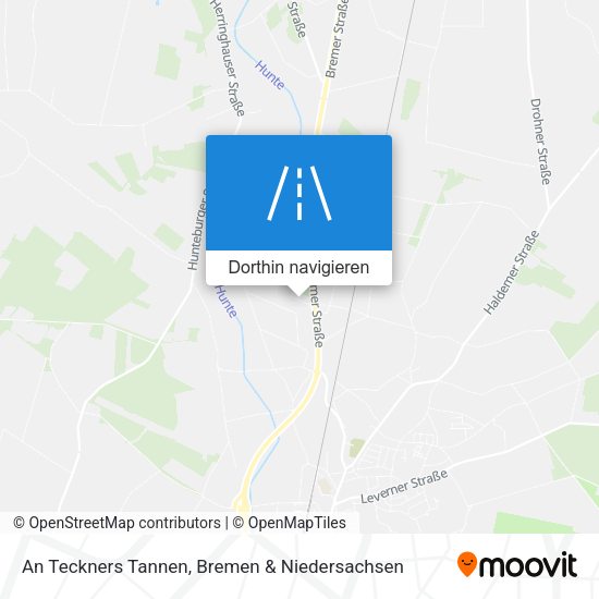 An Teckners Tannen Karte