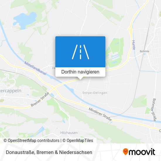 Donaustraße Karte