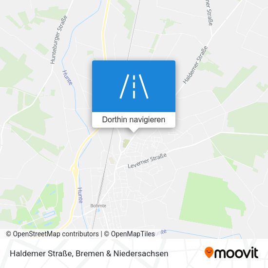 Haldemer Straße Karte