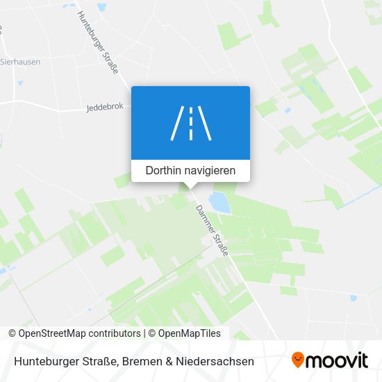 Hunteburger Straße Karte