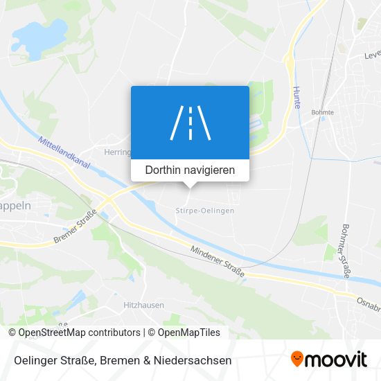 Oelinger Straße Karte