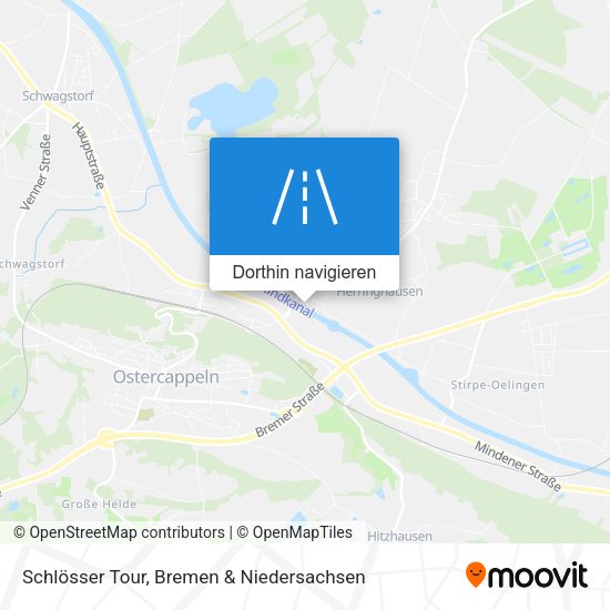 Schlösser Tour Karte