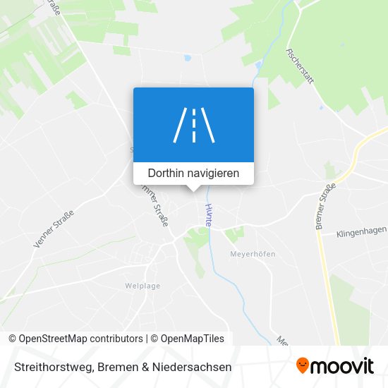Streithorstweg Karte