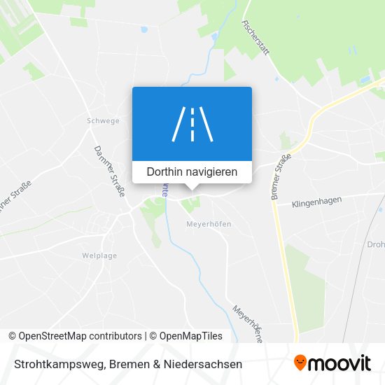 Strohtkampsweg Karte