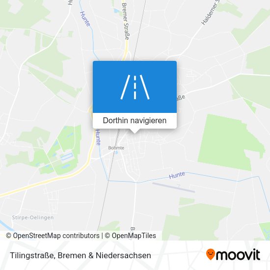 Tilingstraße Karte