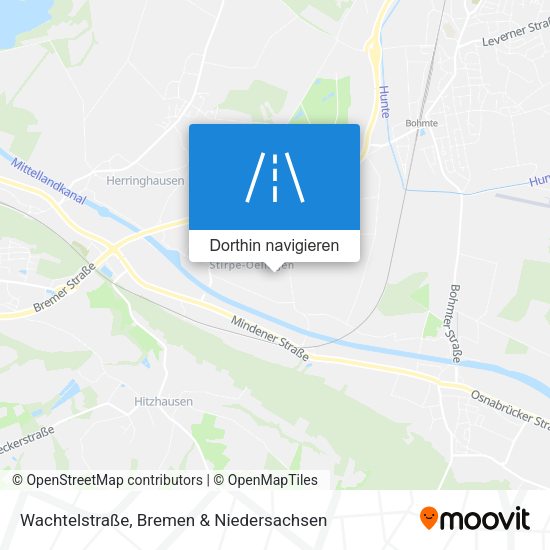Wachtelstraße Karte