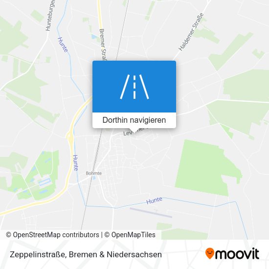 Zeppelinstraße Karte