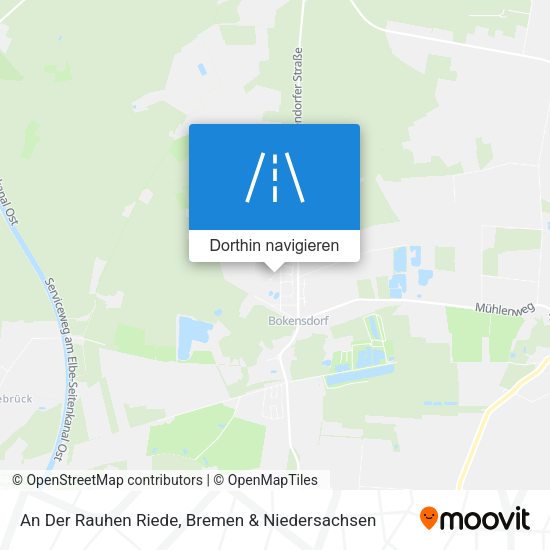 An Der Rauhen Riede Karte