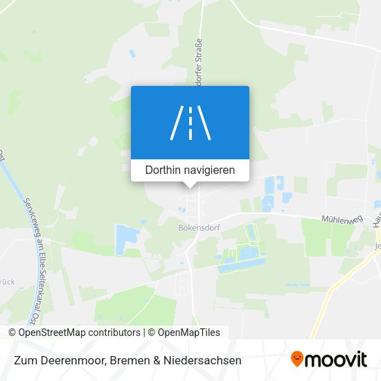 Zum Deerenmoor Karte