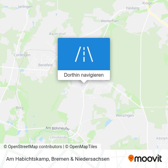 Am Habichtskamp Karte