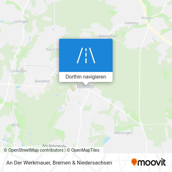 An Der Werkmauer Karte