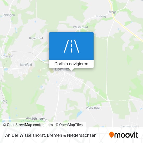 An Der Wisselshorst Karte