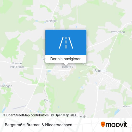 Bergstraße Karte