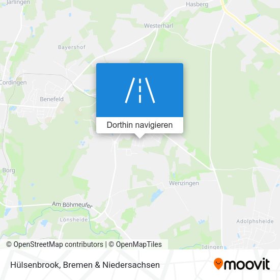 Hülsenbrook Karte