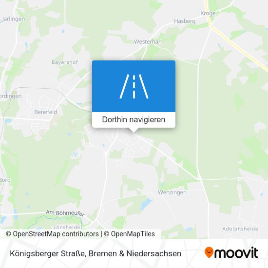 Königsberger Straße Karte