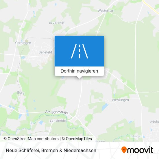 Neue Schäferei Karte