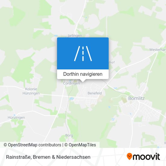 Rainstraße Karte