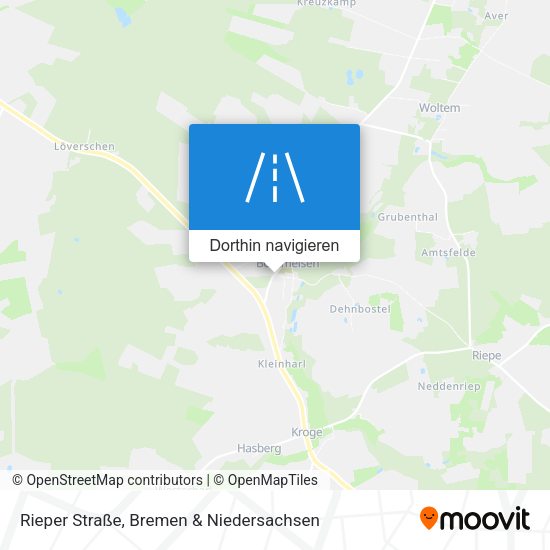 Rieper Straße Karte