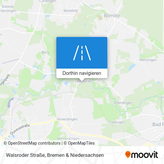 Walsroder Straße Karte