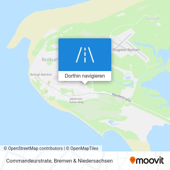 Commandeurstrate Karte