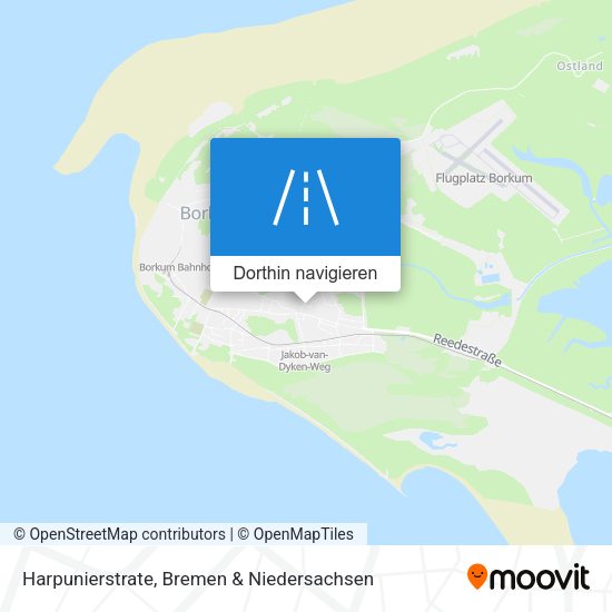 Harpunierstrate Karte