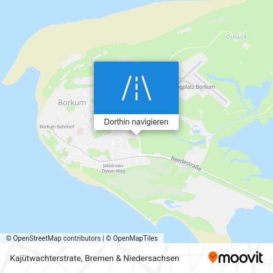 Kajütwachterstrate Karte