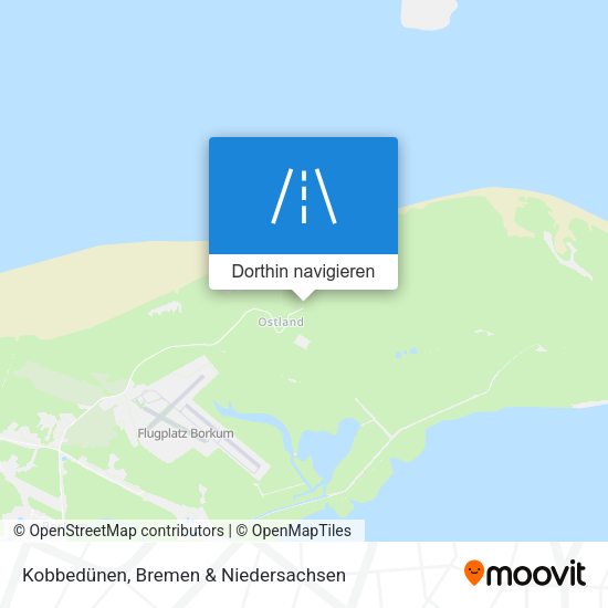 Kobbedünen Karte