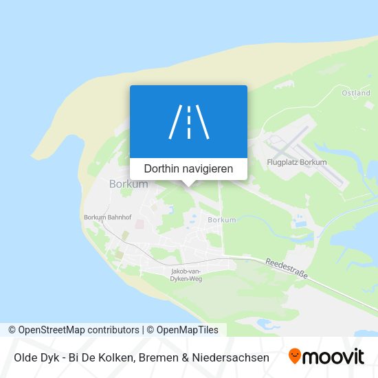 Olde Dyk - Bi De Kolken Karte