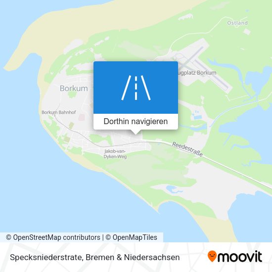 Specksniederstrate Karte